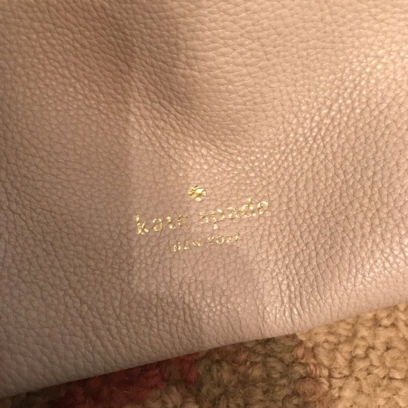 Gently used taupe Kate Spade crossbody bag - Picture 4 of 4